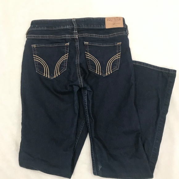 Skinny Dark Blue Hollister Jeans - Picture 2 of 4